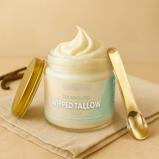100% Grass-Fed Whipped Tallow Balm with Vanilla Bean