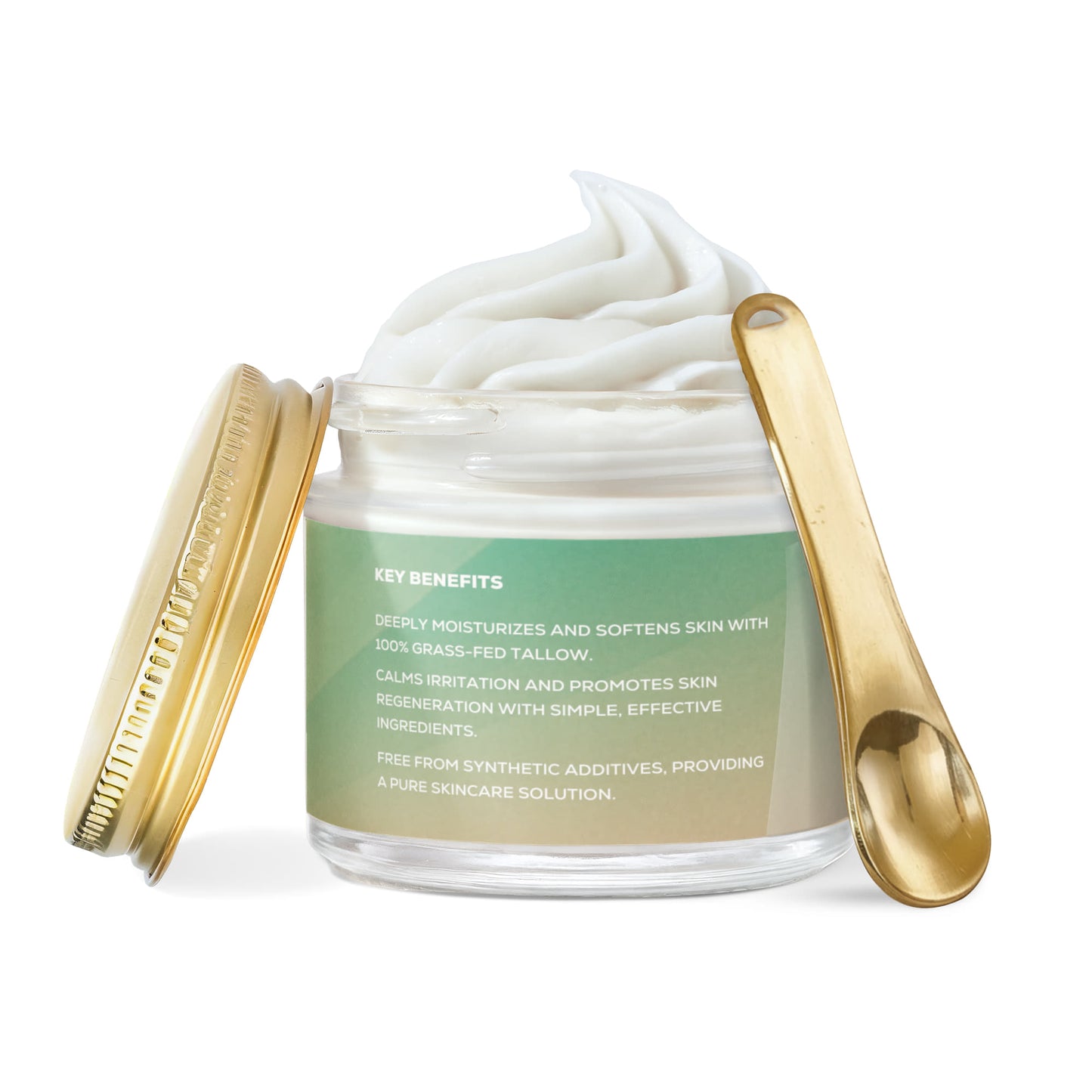 100% Grass-Fed Whipped Tallow Balm with Vanilla Bean